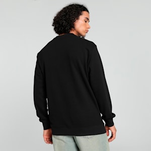 SQUAD Men's Crew-Neck Sweatshirt, PUMA Black, extralarge-IND