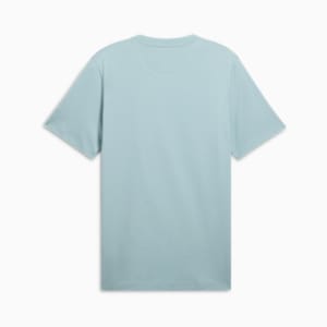 WARDROBE ESSENTIALS Suede Logo Men's Tee, Modern Mint, extralarge