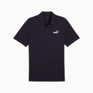 メンズ ESS NO. 1 ロゴ ピケ 半袖 ポロシャツ, New Navy, extralarge-JPN