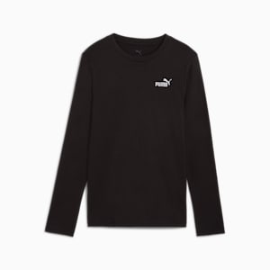 ウィメンズ ESS スモール NO. 1 ロゴ 長袖 Tシャツ, PUMA Black, extralarge-JPN
