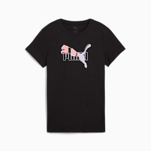 ウィメンズ ESS ロゴ ラブ 半袖 Tシャツ, PUMA Black, extralarge-JPN