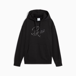 ウィメンズ ESS スクリプト コンフォート フーディ, PUMA Black, extralarge-JPN