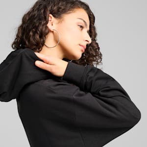 ウィメンズ ESS スクリプト コンフォート フーディ, PUMA Black, extralarge-JPN