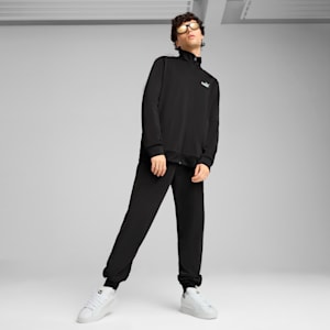 メンズ ESS ポリ スーツ 上下セット, PUMA Black, extralarge-JPN