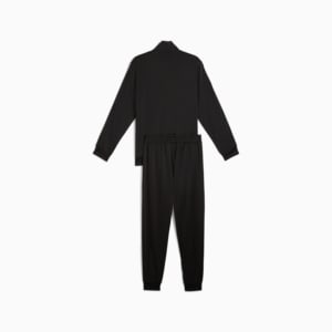 メンズ ポリ カラーブロック スーツ 上下セット, PUMA Black, extralarge-JPN