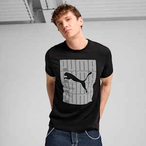 メンズ グラフィックス プーマ ウォーディング 半袖 Tシャツ, PUMA Black, extralarge-JPN