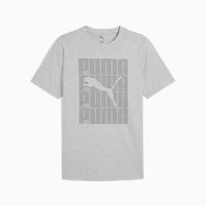メンズ グラフィックス プーマ ウォーディング 半袖 Tシャツ, Light Gray Heather, extralarge-JPN