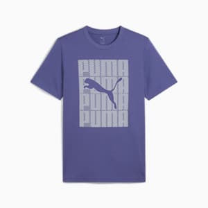 メンズ グラフィックス プーマ ウォーディング 半袖 Tシャツ, Blue Crystal, extralarge-JPN