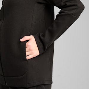 ウィメンズ エヴォストライプ フルジップ フーディDK, PUMA Black, extralarge-JPN