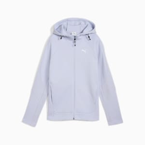 ウィメンズ エヴォストライプ フルジップ フーディDK, Cool Weather, extralarge-JPN