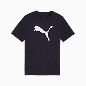 ボーイズ ESS キャット ロゴ 半袖 Tシャツ TR B 120-160cm, New Navy, extralarge-JPN