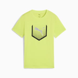 ボーイズ アクティブ スポーツ グラフィック 半袖 Tシャツ II B 120-160cm, Lemon Sherbert, extralarge-JPN
