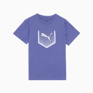 ボーイズ アクティブ スポーツ グラフィック 半袖 Tシャツ II B 120-160cm, Blue Crystal, extralarge-JPN