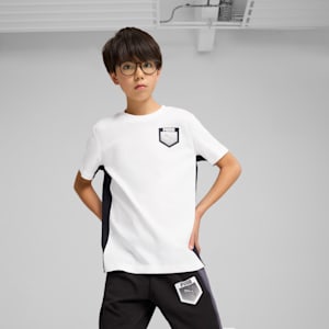 ボーイズ アクティブ スポーツ グラフィック 半袖 Tシャツ B 120-160cm, PUMA White, extralarge-JPN