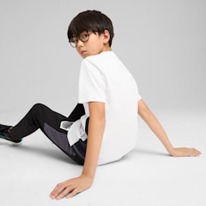 ボーイズ アクティブ スポーツ グラフィック 半袖 Tシャツ B 120-160cm, PUMA White, extralarge-JPN