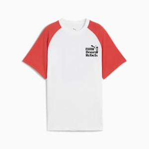 ボーイズ ミッド90S グラフィック 半袖 Tシャツ II B 120-160cm, PUMA White-Red Fire, extralarge-JPN