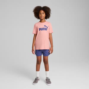 ガールズ ESS NO. 1 ロゴ 半袖 Tシャツ & ショーツ セット 120-160cm, Pink Fruit, extralarge-JPN