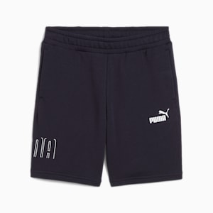 ボーイズ プーマ スポーツ グラフィック ショーツ トリコット 120-160cm, New Navy, extralarge-JPN