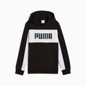 ボーイズ ESS ブロック フーディ TR B 120-160cm, PUMA Black, extralarge-JPN