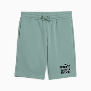 ボーイズ ミッド90S ロング ショーツ TR B 120-160cm, Green Moon, extralarge-JPN