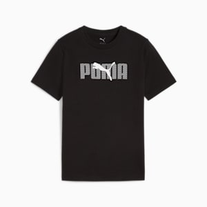 ボーイズ ESS ロゴ ラブ 半袖 Tシャツ B 120-160cm, PUMA Black, extralarge-JPN