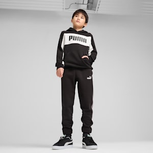 ボーイズ ESS ブロック スウェットパンツ TR B 120-160cm, PUMA Black, extralarge-JPN