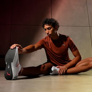 M Studio Cloudspun Printed Men's Training Tee, Mars Red, extralarge-IND