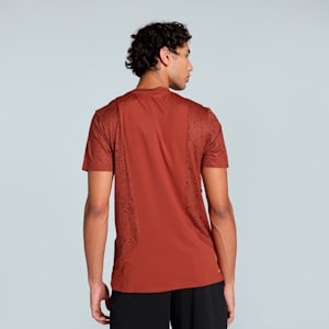 M Studio Cloudspun Printed Men's Training Tee, Mars Red, extralarge-IND