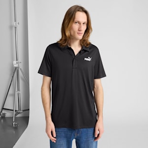 Essentials All In Men's Polo Shirt, PUMA Black, extralarge