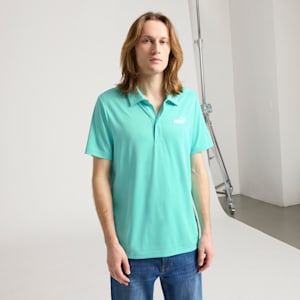 Essentials All In Men's Polo Shirt, Aquatic, extralarge