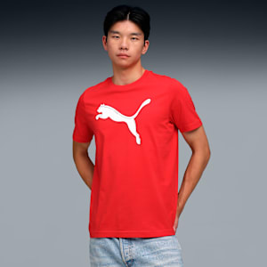 Men’s Cotton Graphic Printed T-shirt, For All Time Red, extralarge-IND
