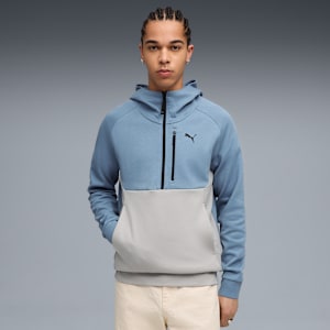 PUMATECH Half Zip Hoodie Men, Cool Blue, extralarge