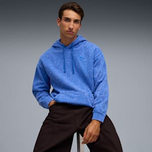 ESS ELEVATED Wash Hoodie Men, Mountain Blue, extralarge