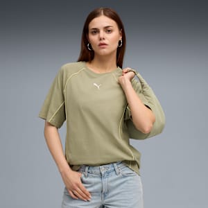 T-shirt PUMA Sport Relaxed Femme, Lux Army, extralarge