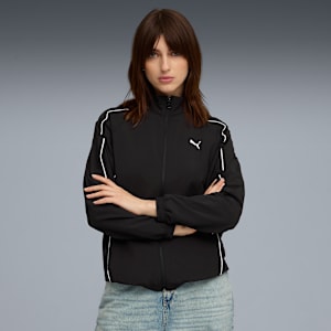 PUMA Sport Woven Full-Zip Jacket Women, PUMA Black, extralarge