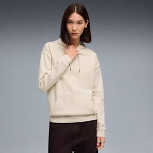 PUMA Class Relaxed Hoodie Women, Alpine Snow, extralarge