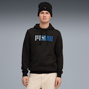 Essentials Logo Lab Hoodie Men, PUMA Black, extralarge