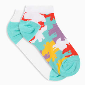 Puzzle Socks Pack of 2, Blue Turquoise, extralarge-IND