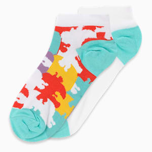 Puzzle Socks Pack of 2, Blue Turquoise, extralarge-IND