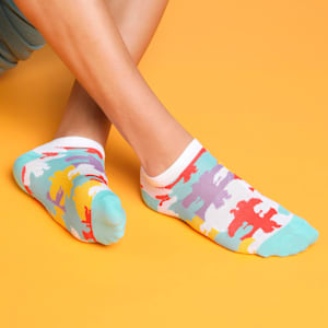 Puzzle Socks Pack of 2, Blue Turquoise, extralarge-IND