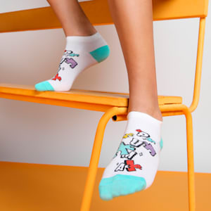 Puzzle Socks Pack of 2, Blue Turquoise, extralarge-IND