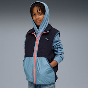 Hybrid Sherpa Vest Youth, New Navy, extralarge