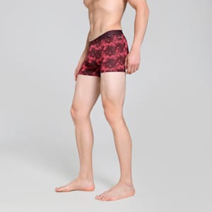 Nyl Men's Printed Trunk, Vineyard Wine-Fudge-Urban Red, extralarge-IND