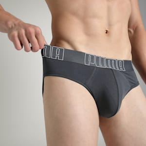 Supima Men's Briefs, Asphalt, extralarge-IND