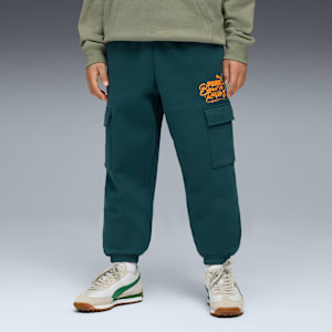 MID90s Boys’ Graphic Cargo Sweatpants, Green Terrain, extralarge-IND