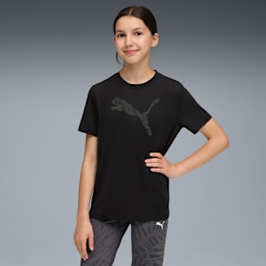 TAD ESS Puma Graphic Tee Youth, PUMA Black, extralarge