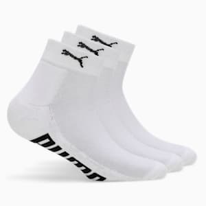 Half Terry Ankle-Length Unisex Socks Pack of 3, PUMA White-PUMA White-PUMA White, extralarge-IND