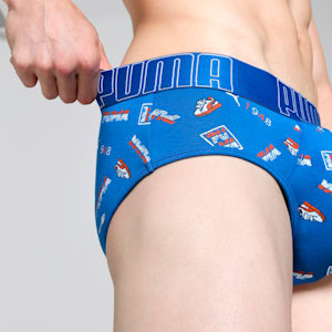 Bamboo Men's Printed Briefs, PUMA Team Royal-PUMA White, extralarge-IND