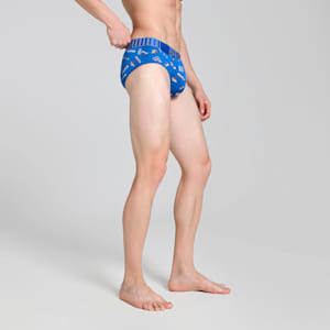 Bamboo Men's Printed Briefs, PUMA Team Royal-PUMA White, extralarge-IND