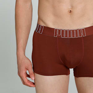 Bamboo Men's Trunks, Warm Chestnut-PUMA White, extralarge-IND